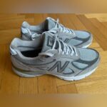 Grey New Balance 990, running shoes, high-performance sneakers, supportive footwear, cushioned ride