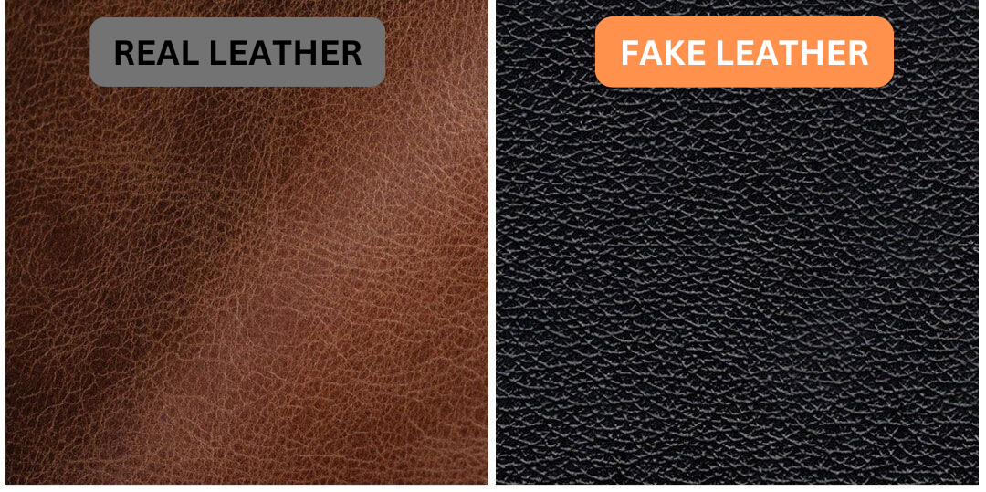 Real vs fake leather comparison - How to Tell if Leather is Real?