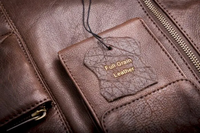 Full grain leather label - How to Tell if Leather is Real?